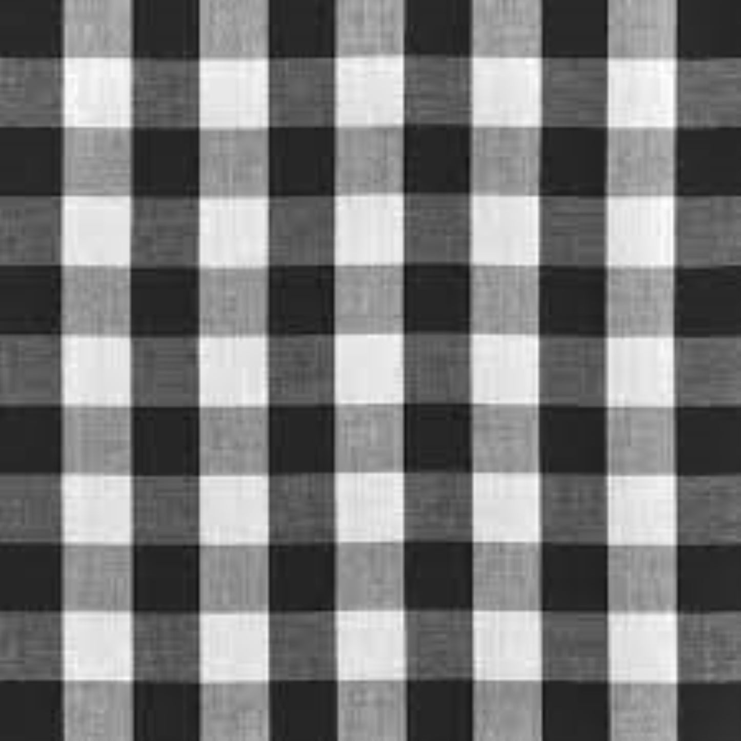 Black Gingham Table Cover