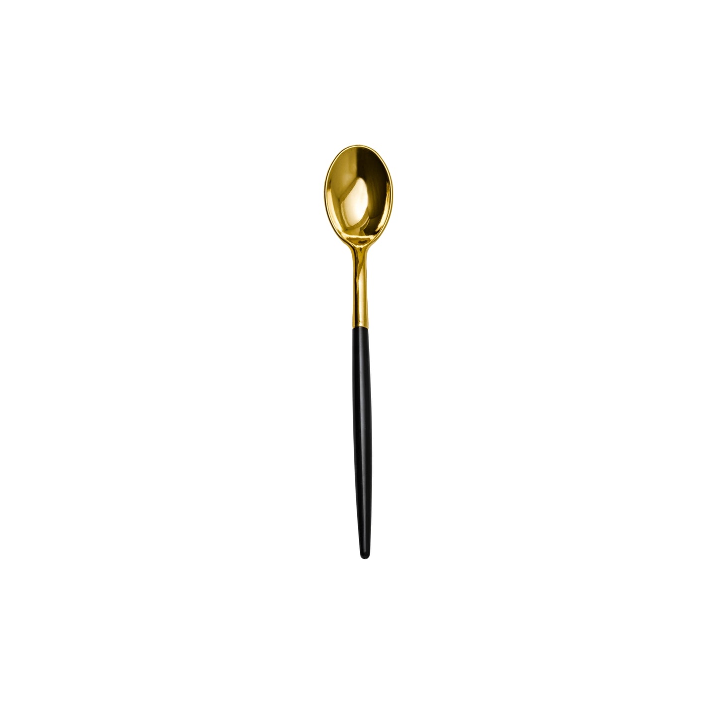 Case Of 24 - Trendables Spoons Black/Gold - 20 Ct.