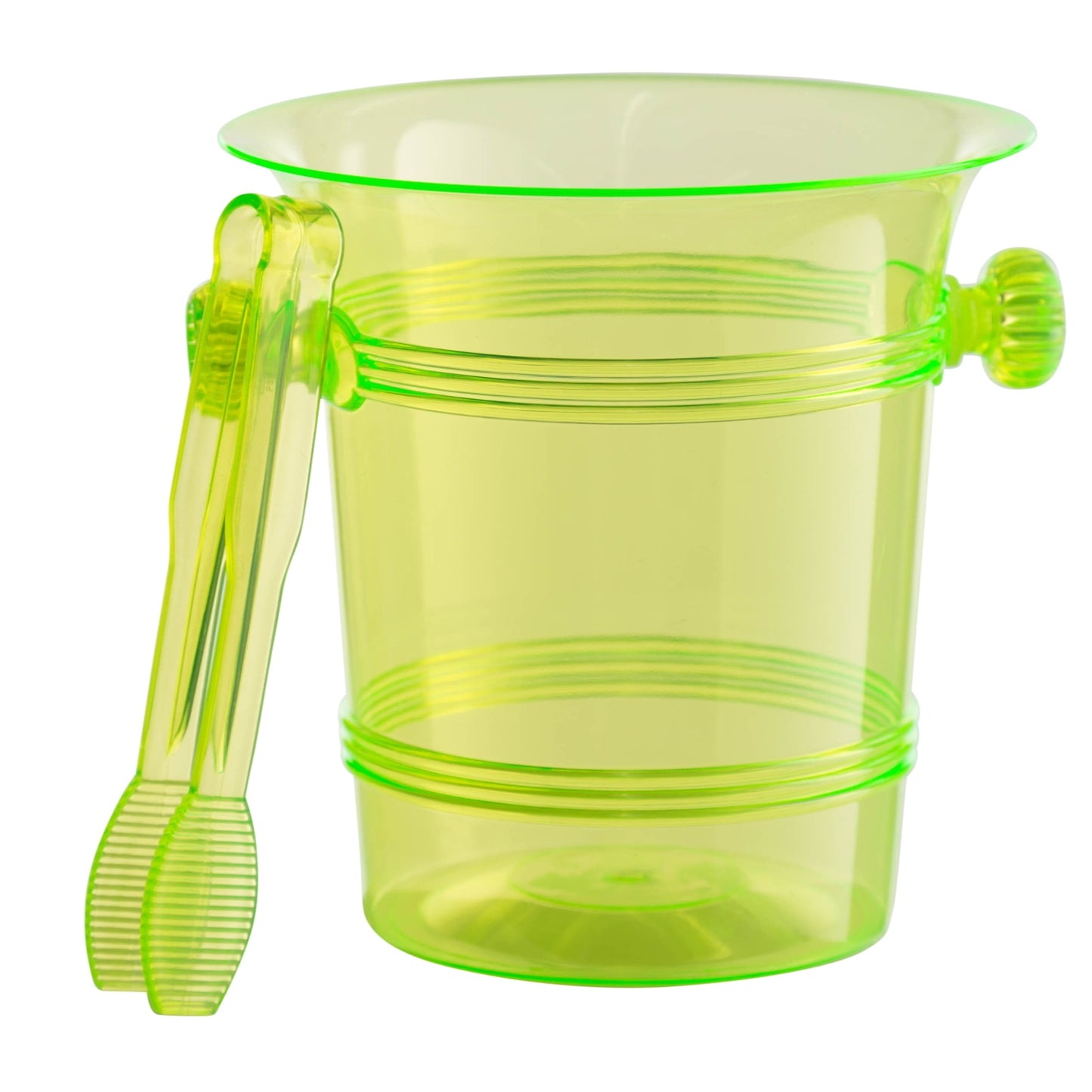 Case of 36 - 6" x 6" Ice Bucket - Lime Green