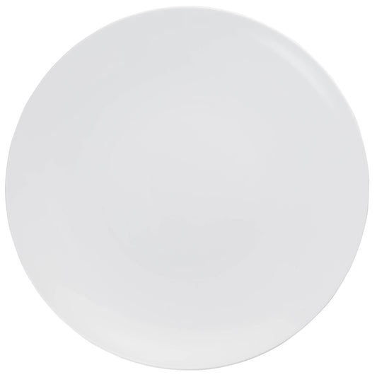 Case of 12 - 8" Trend White Plastic Plates (10)