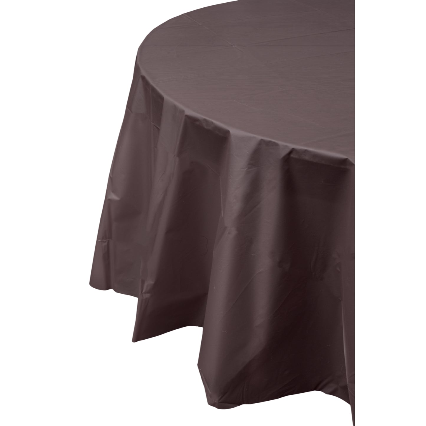 Premium Round Brown Table Cover