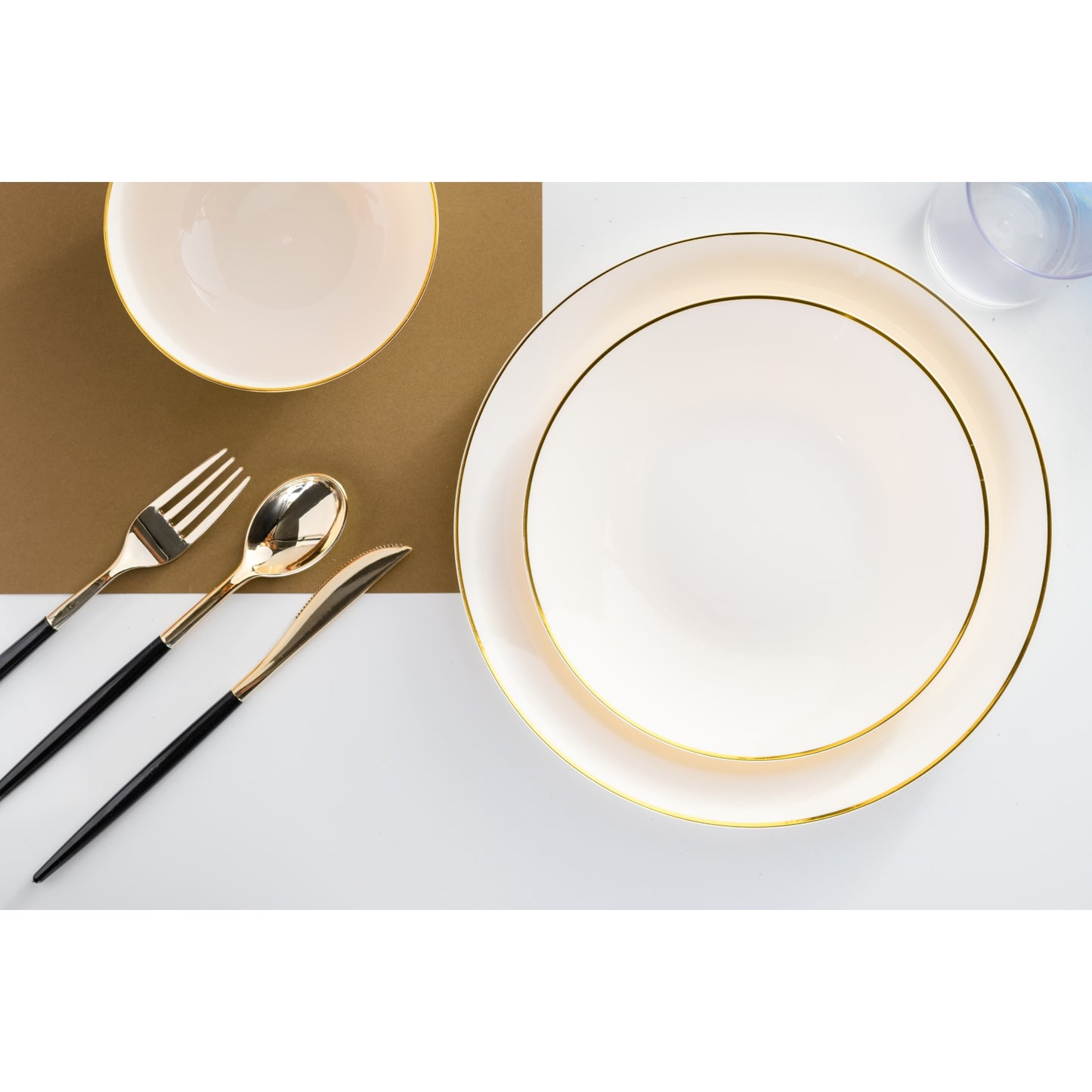 8" Classic Ivory Design Plates (10)
