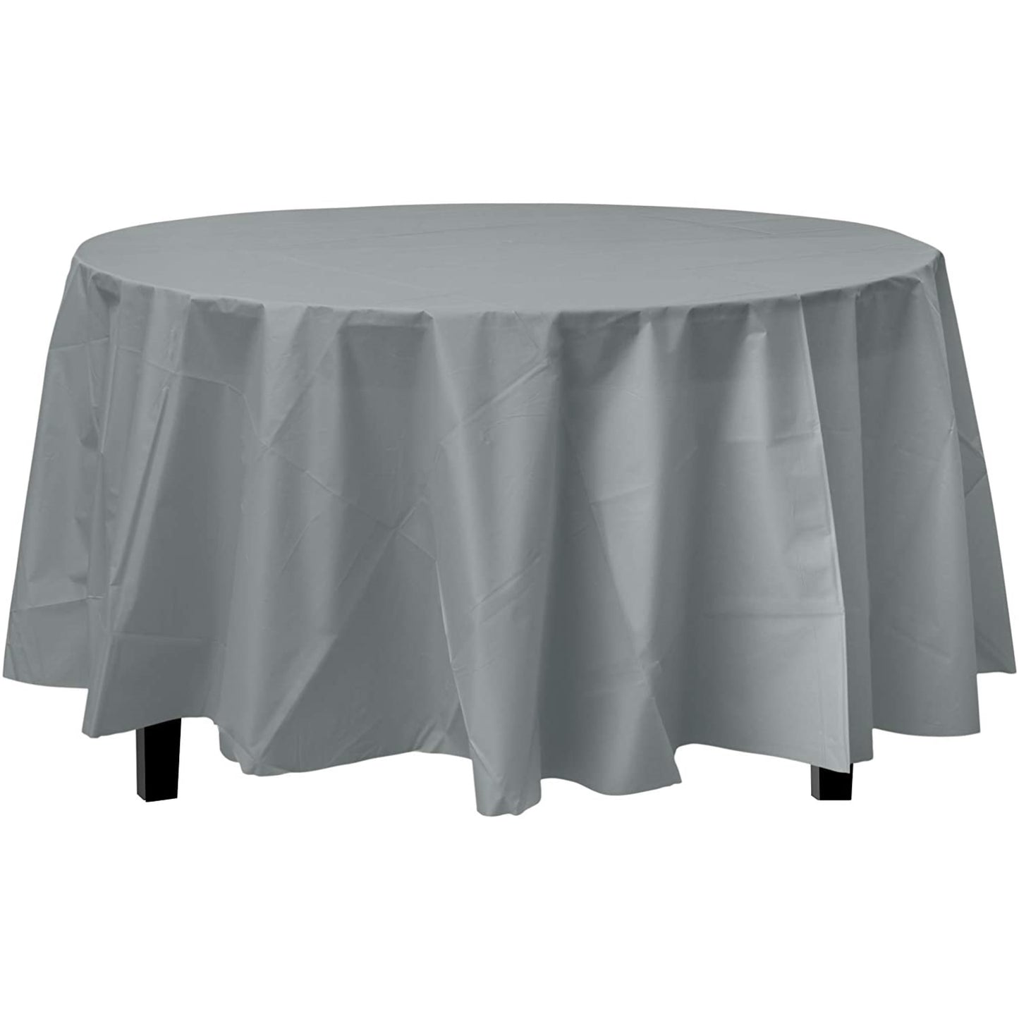 Premium Round Silver Table Cover