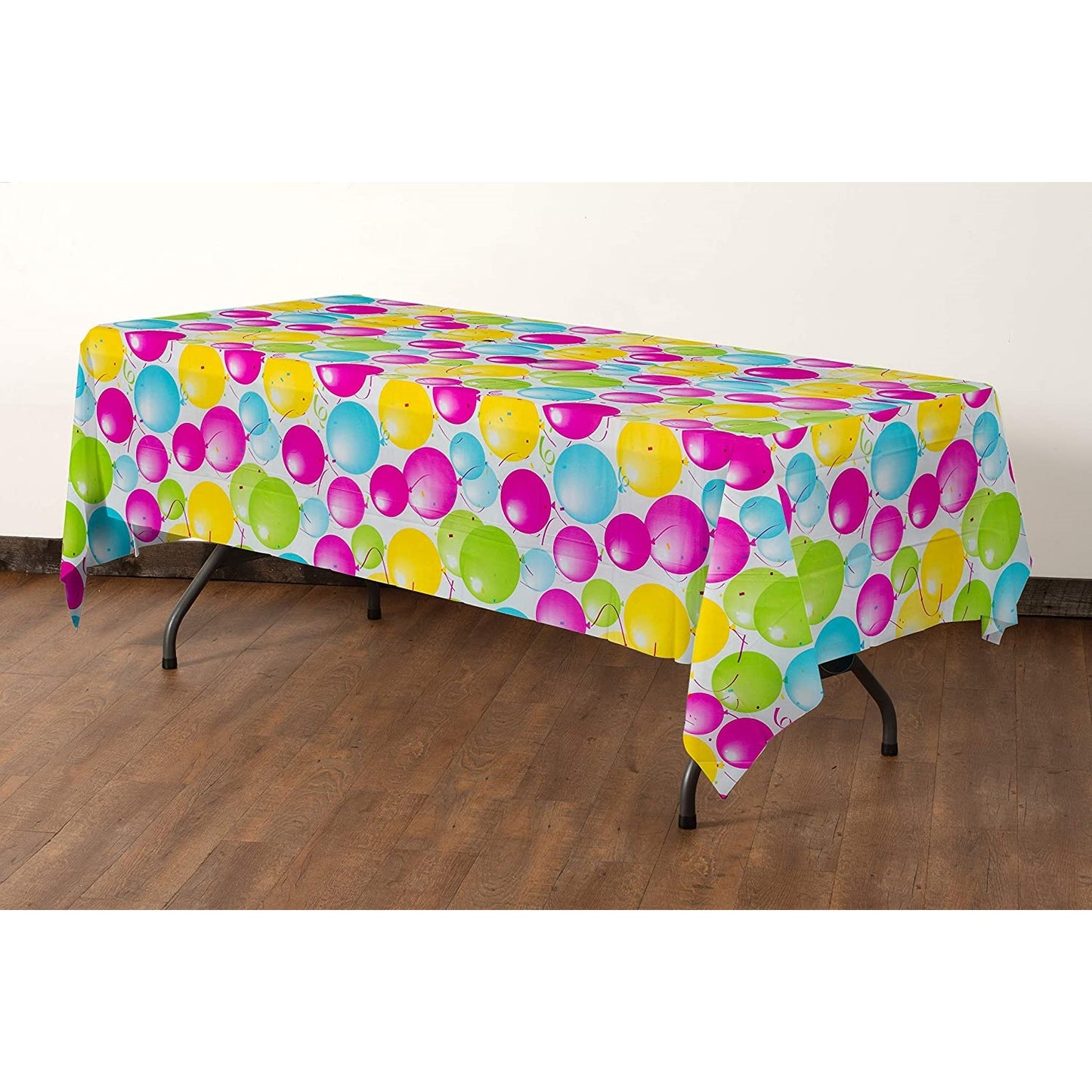 Balloon Print Plastic Table Cover