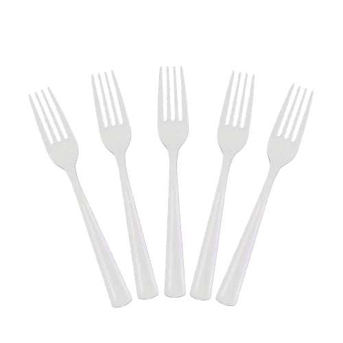 Heavy Duty Clear Plastic Forks - 50 Ct.