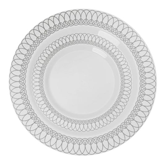 Case Of 4 - Silver Ovals Plates Combo Pack - 30/30