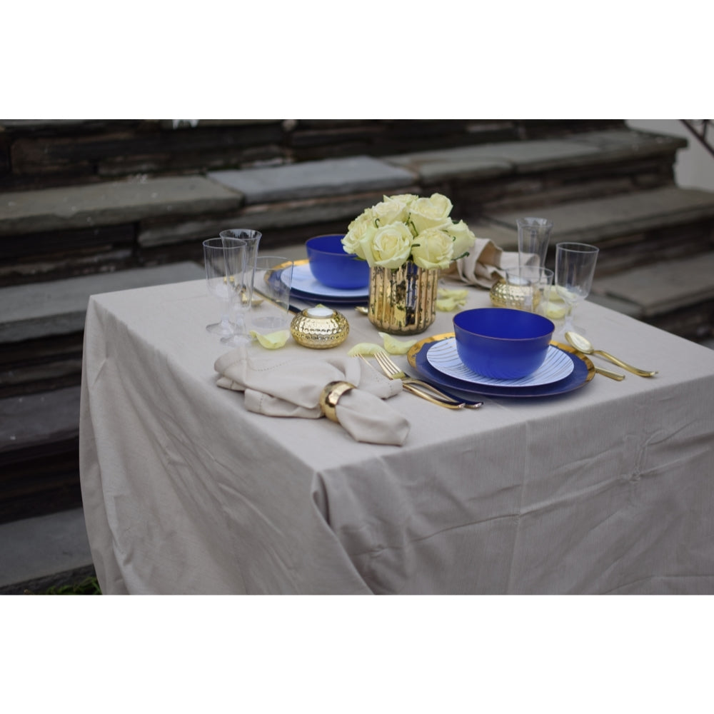 Case of 12 - 10" Glam Design Plastic Plates (10)