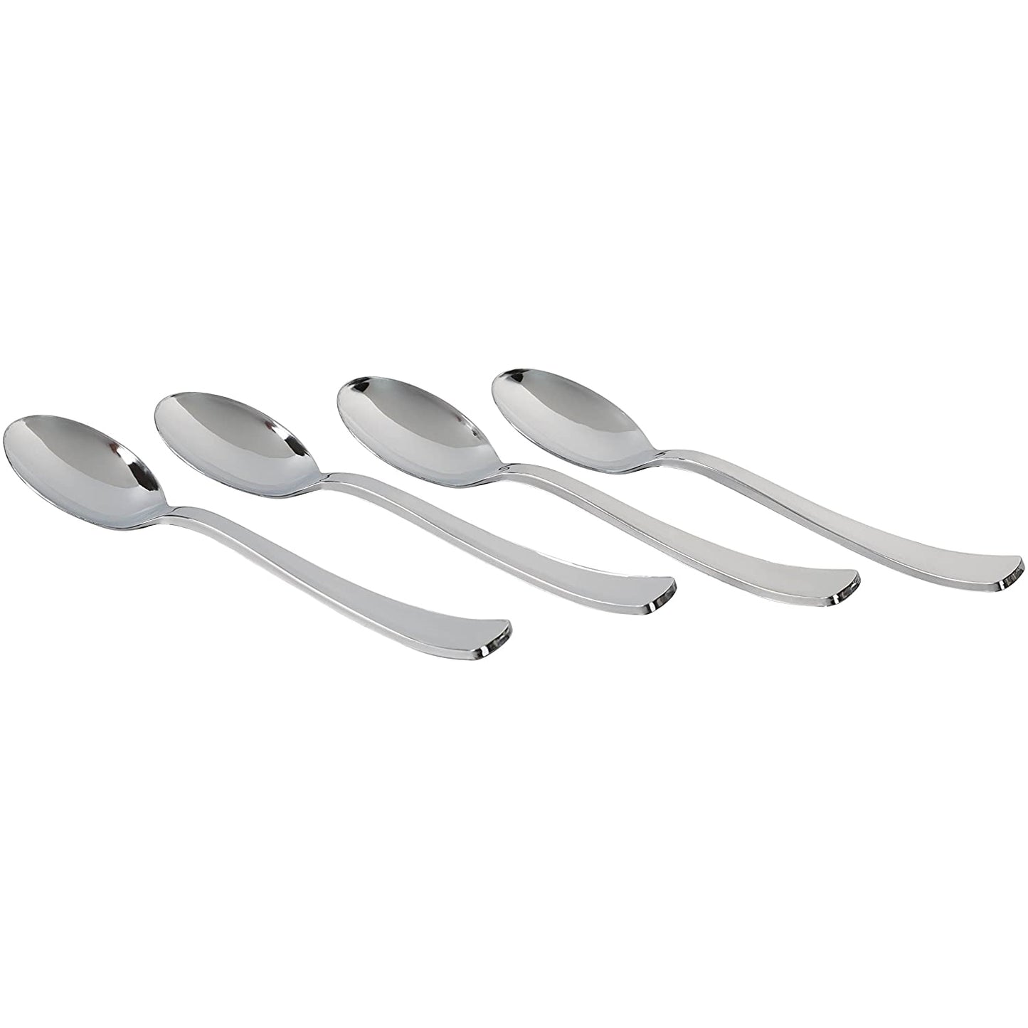 Exquisite Classic Silver Plastic Spoons - 20 Ct.