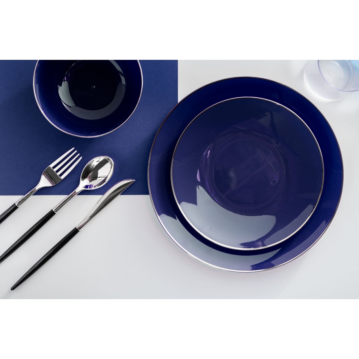 8" Classic Navy Design Plates (10)