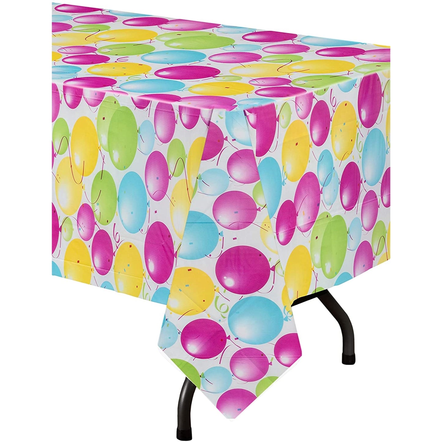 Balloon Print Plastic Table Cover