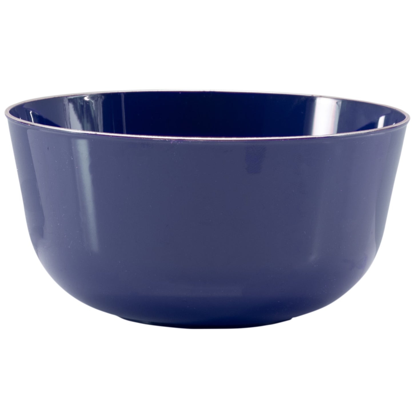 Classic Navy Design Plastic Bowls - 10 Ct.