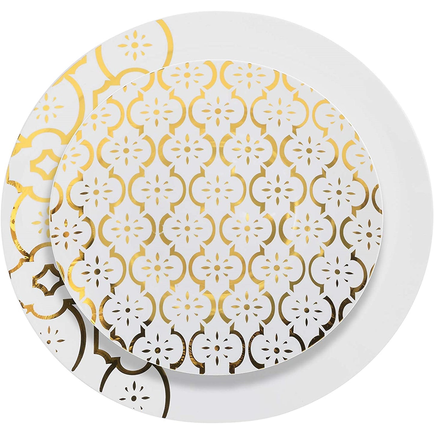 10" Moroccan Design Plastic Plates (10)