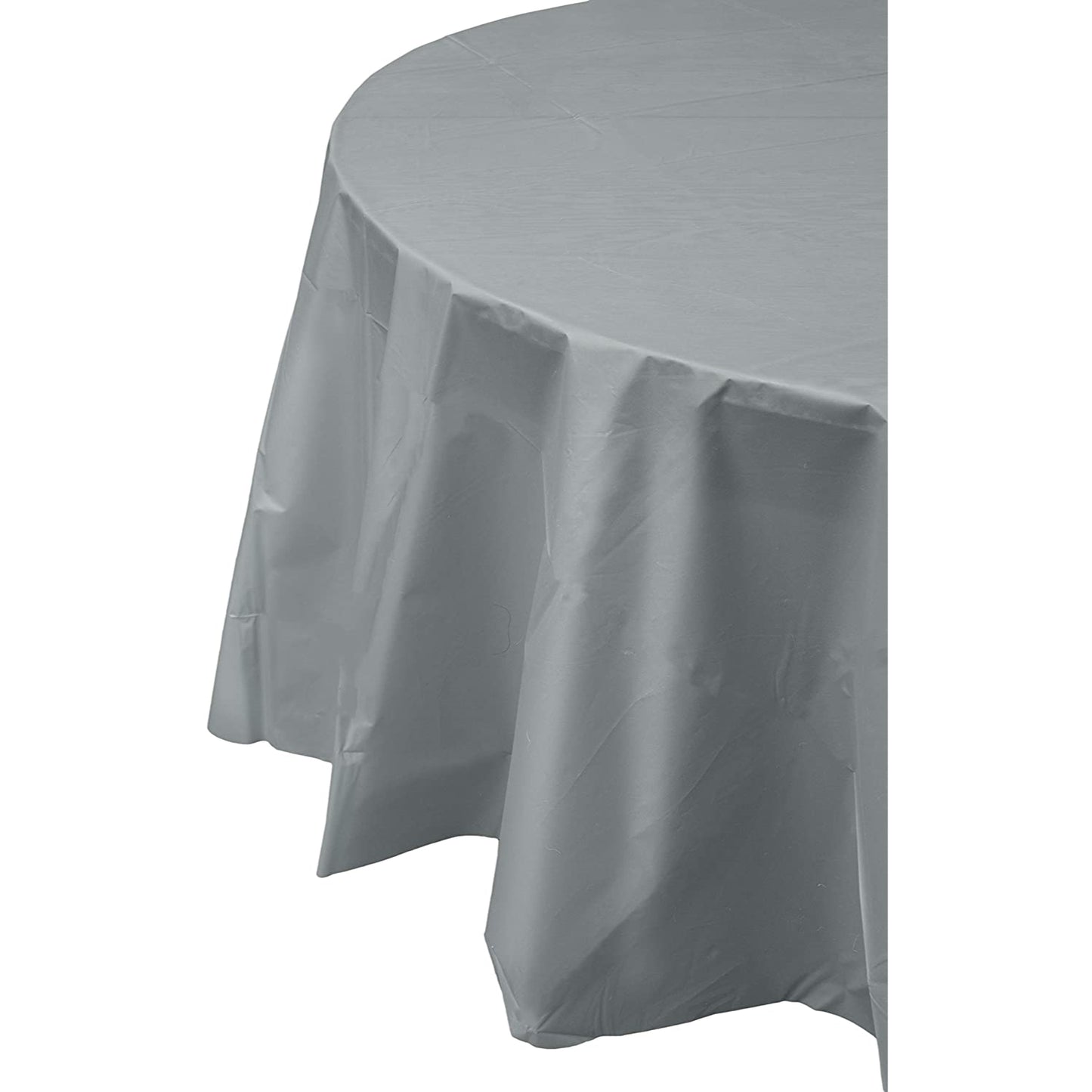 Premium Round Silver Table Cover