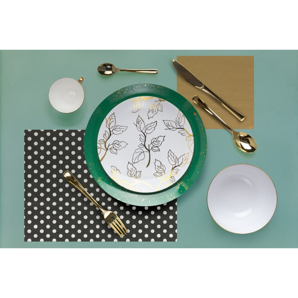 Case of 12 - 8" Matiz Design Plastic Plates (10)