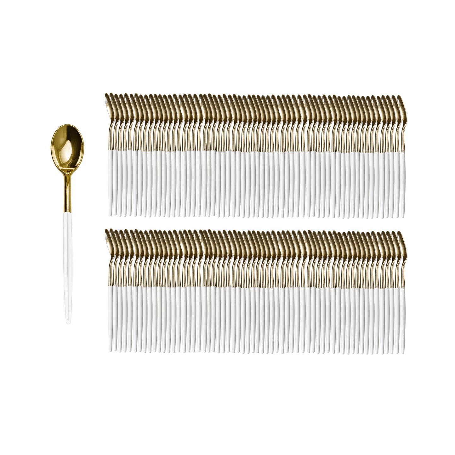 Trendables Spoons White/Gold - 20 Ct.