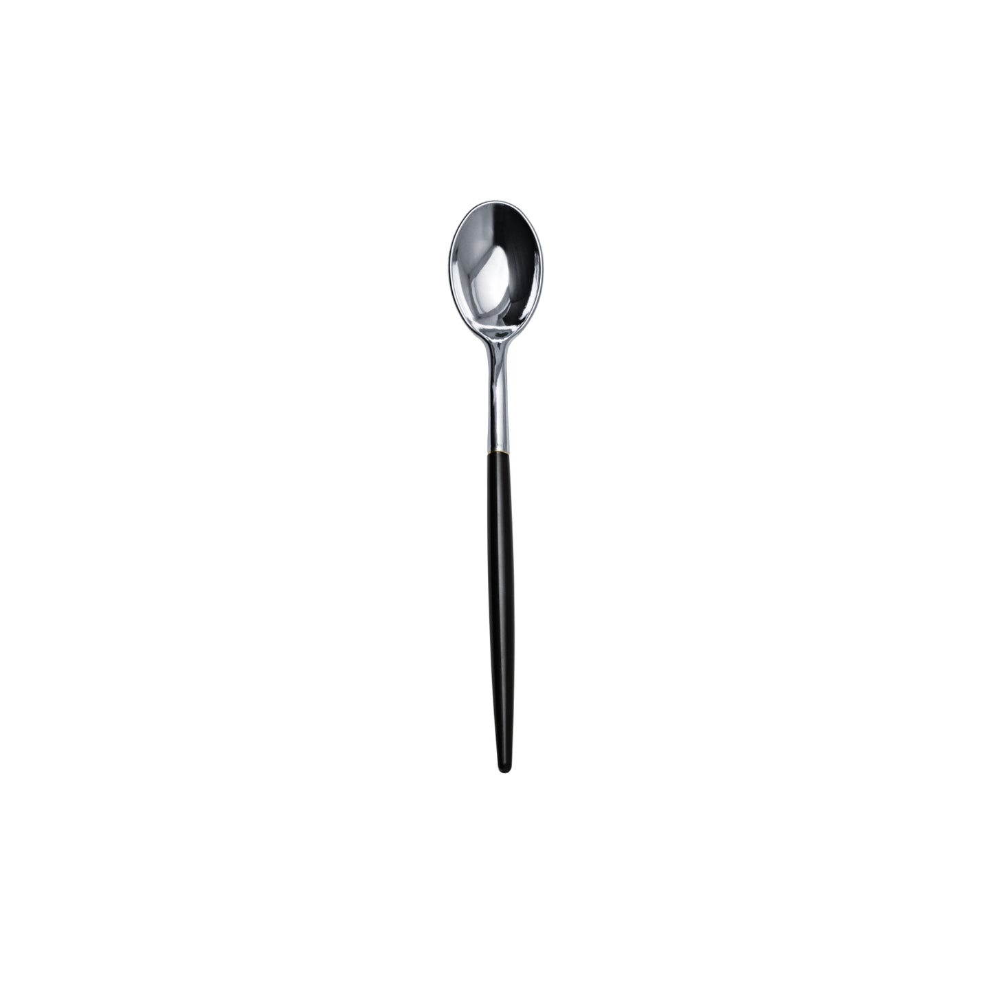 Case Of 24 - Trendables Spoons Black/Silver - 20 Ct.
