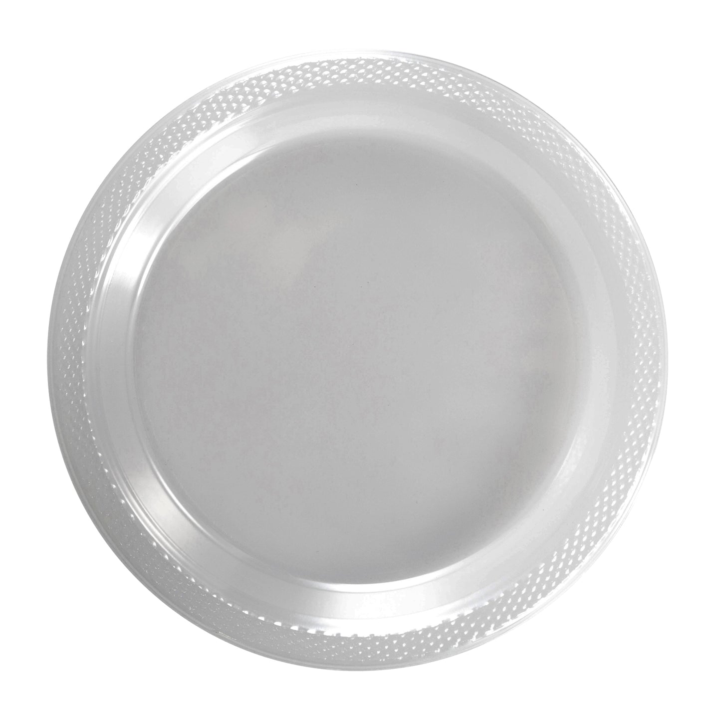 9 In. Clear Plastic Plates - 50 Ct.