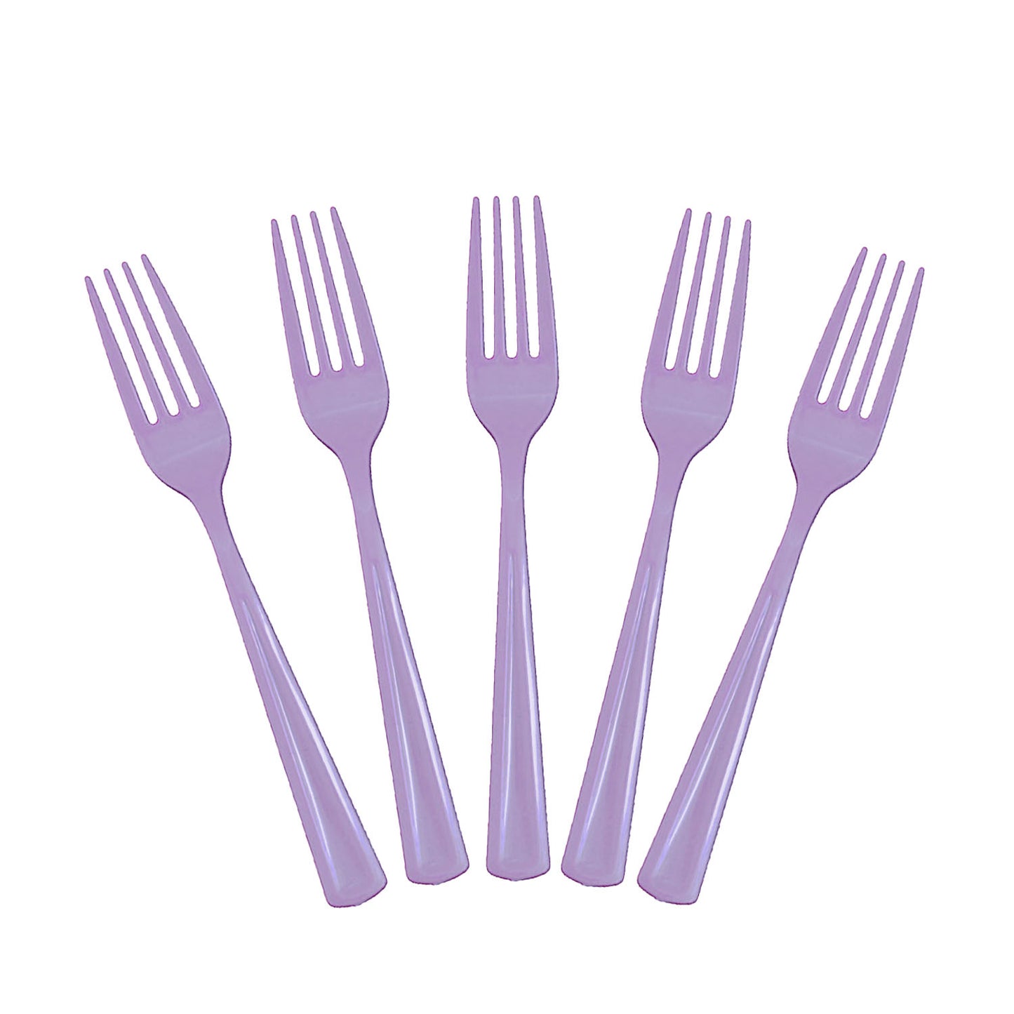 Heavy Duty Lavender Plastic Forks - 50 Ct.