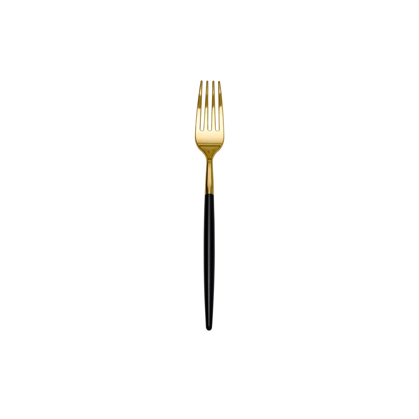 Case Of 24 - Trendables Forks Black/Gold - 20 Ct.