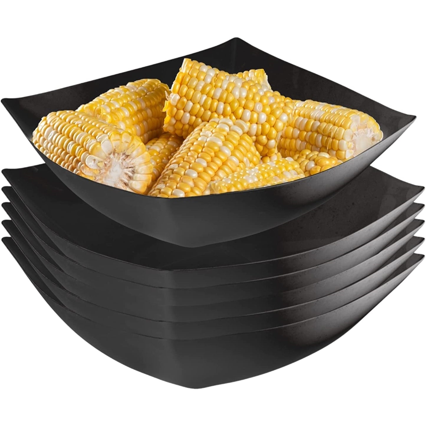 8oz Convex Bowl - Black