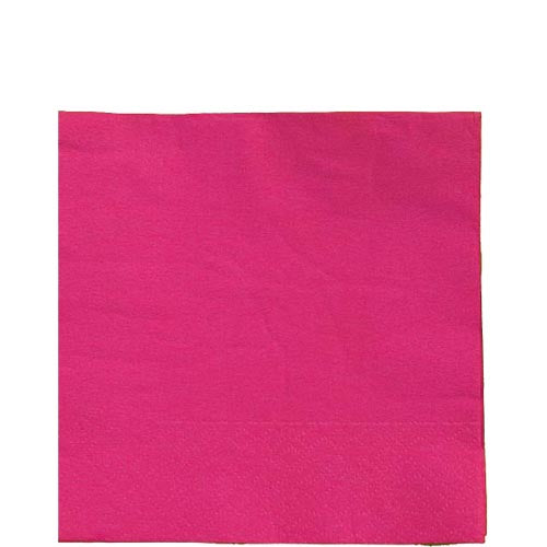 Cerise Beverage Napkins - 50 Ct.