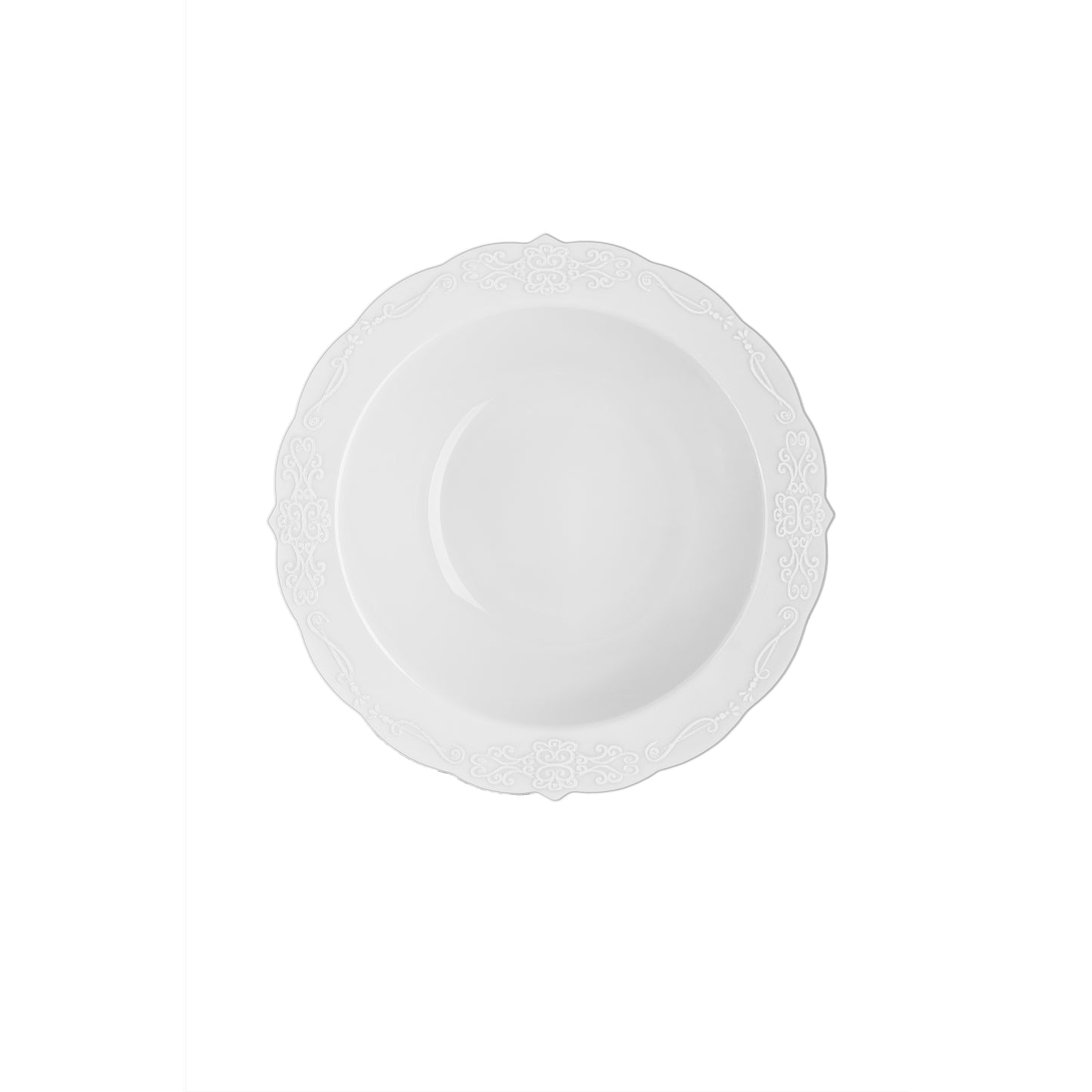 5 oz Clear Victorian Design Bowls - 20 Ct.