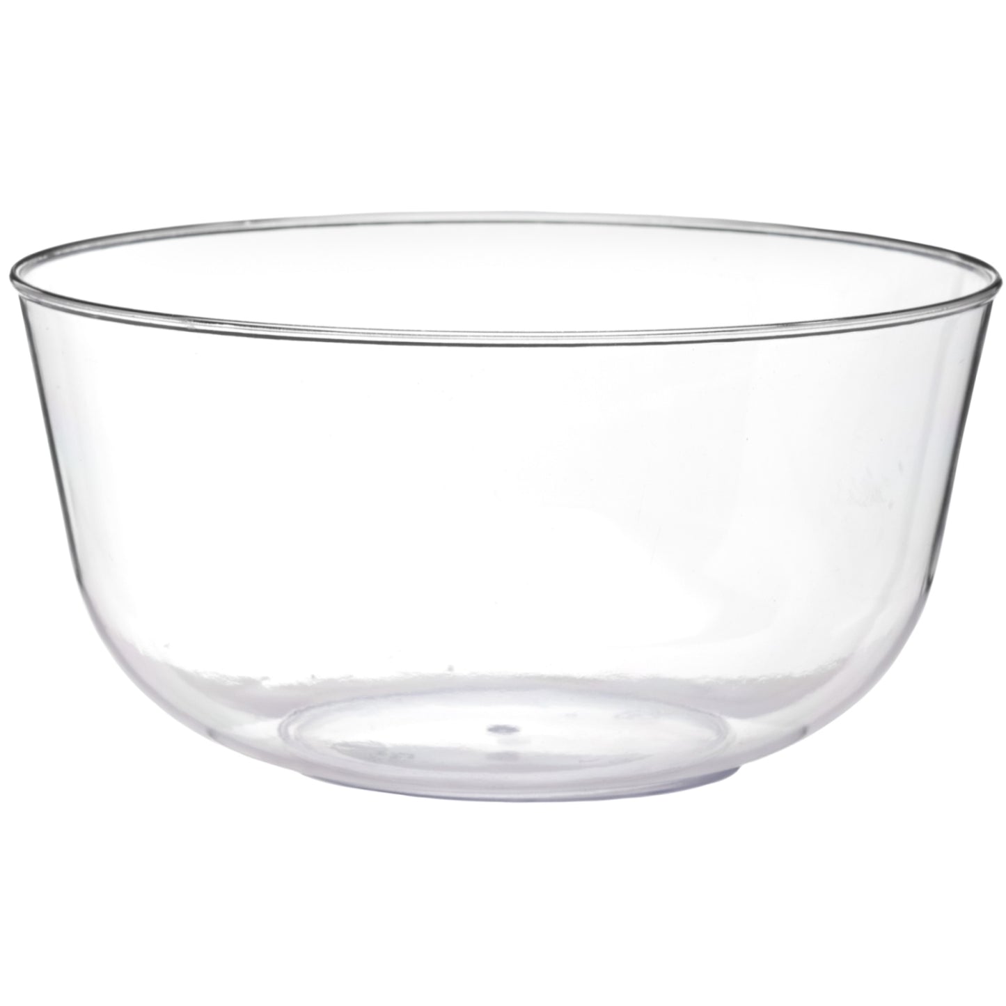 Trend Glass Look Silver Plastic Bowls - 10 Ct.