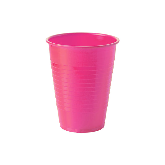 Case of 12 - 12 oz. Plastic Cups 50 ct. - Cerise
