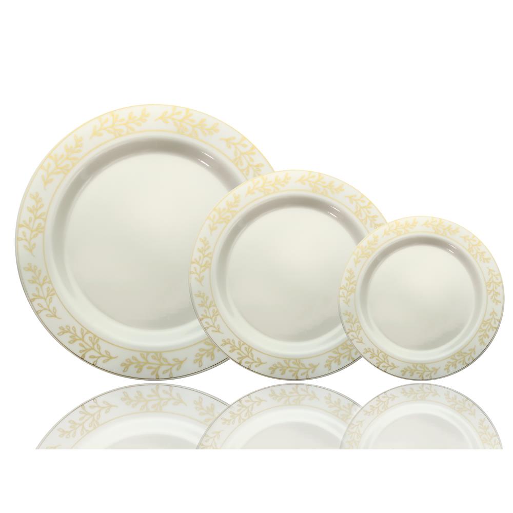 7.5 In. Gold Leaf Premium Plates - 10 ct.