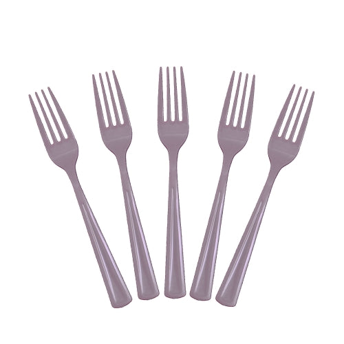 Heavy Duty Silver Plastic Forks - 50 Ct.
