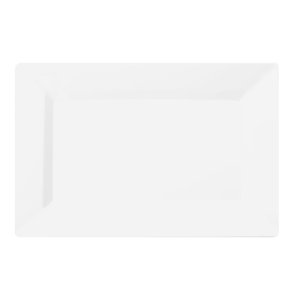 Case of 12 - 11.5" Clear Rectangular Plate - 10 ct.