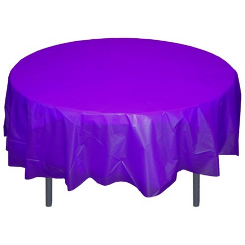 Round Purple Table Cover