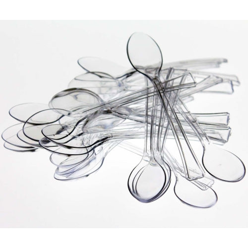 Clear Plastic Tasting Spoons - 48 Ct.
