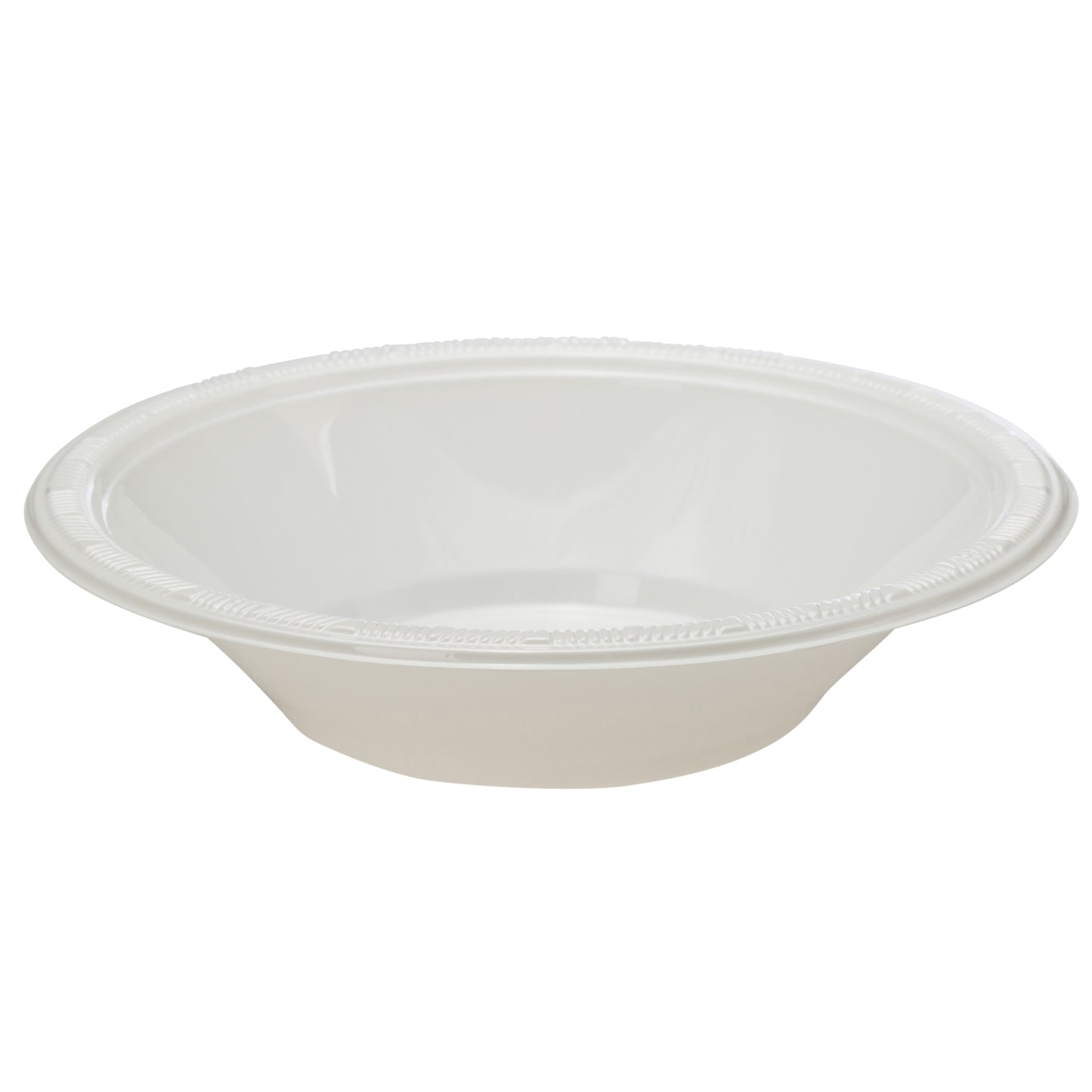 Case of 12 - 12 oz. Plastic Bowls 50 ct. - White