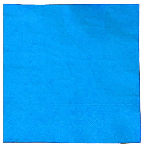 Turquoise Beverage Napkins - 50 Ct.