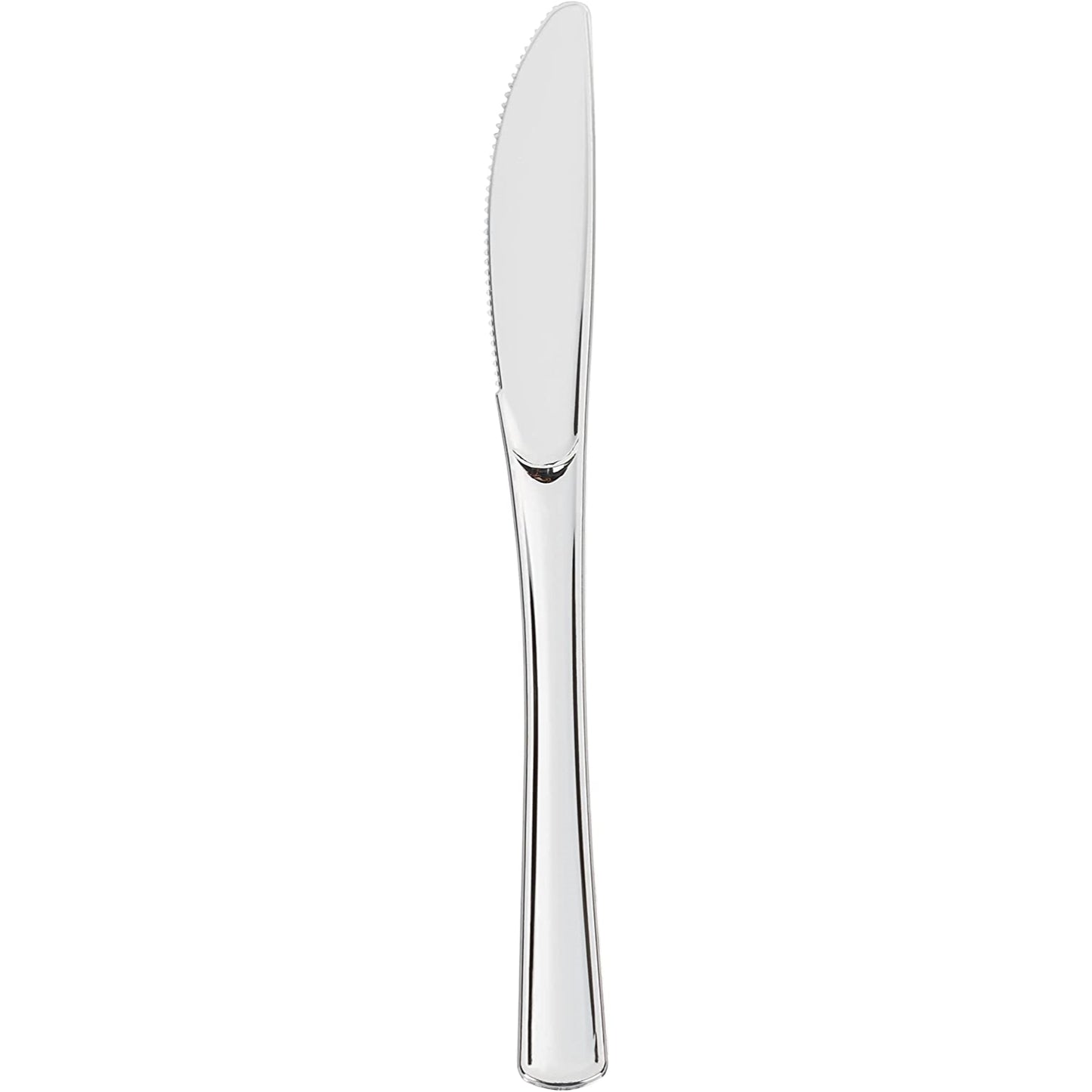 Exquisite Classic Silver Plastic Knives - 20 Ct.