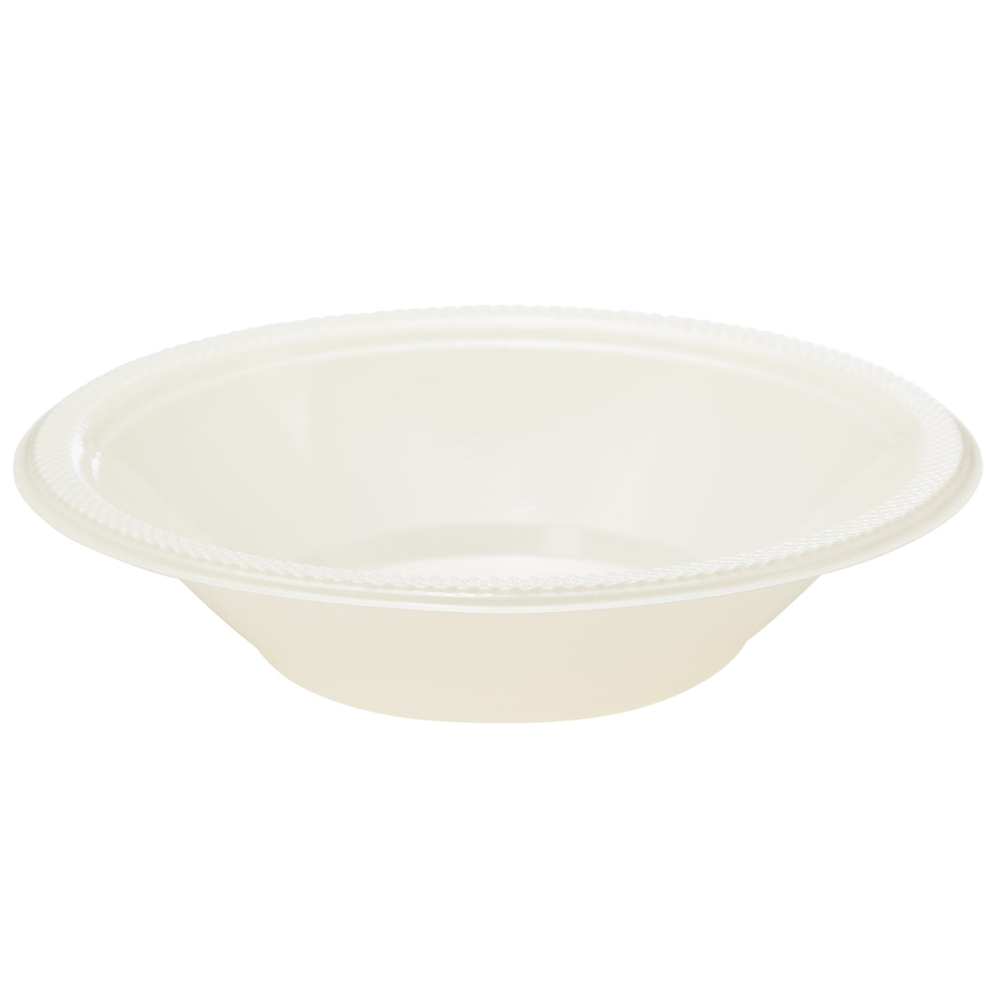 Case of 36 - 12 oz. Plastic Bowls 8 ct. - Ivory