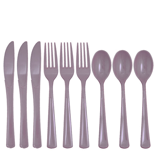 Case of 36 - Cutlery Combo Pack 24 ct. (8 ea.) - Silver