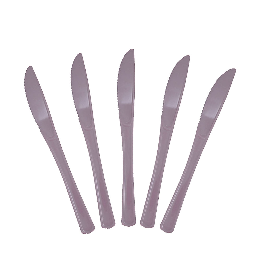 Heavy Duty Silver Plastic Knives - 50 Ct.
