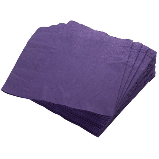 Purple Luncheon Napkins - 50 Ct.