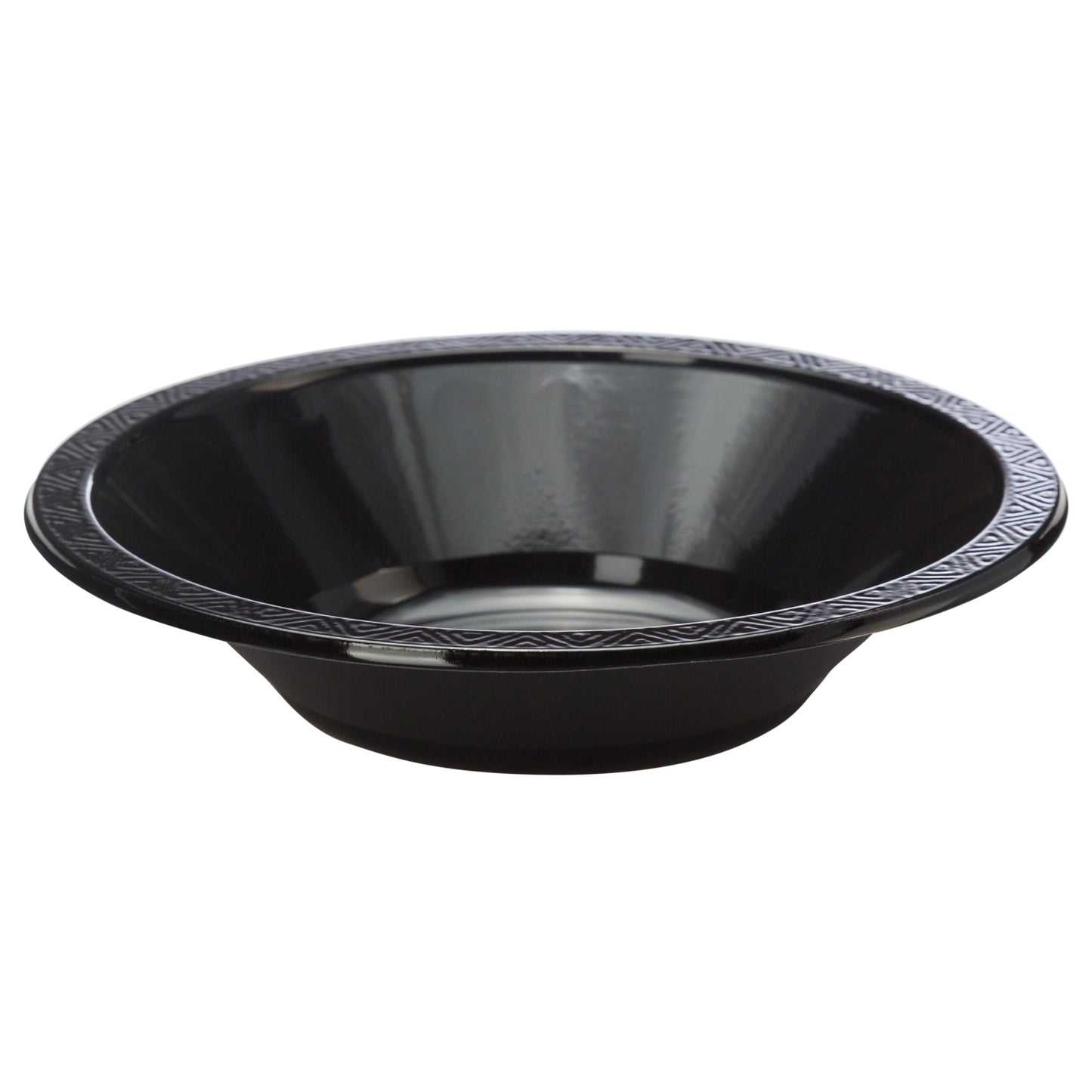 Case of 36 - 12 oz. Plastic Bowls 8 ct. - Black