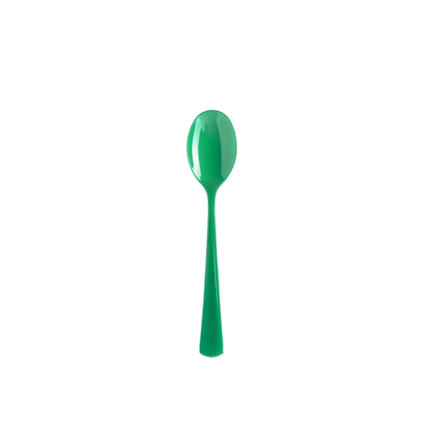 Heavy Duty Emerald Green Plastic Spoons - 50 Ct.