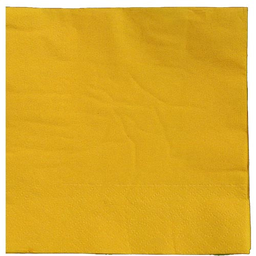 Yellow Beverage Napkins - 50 Ct.