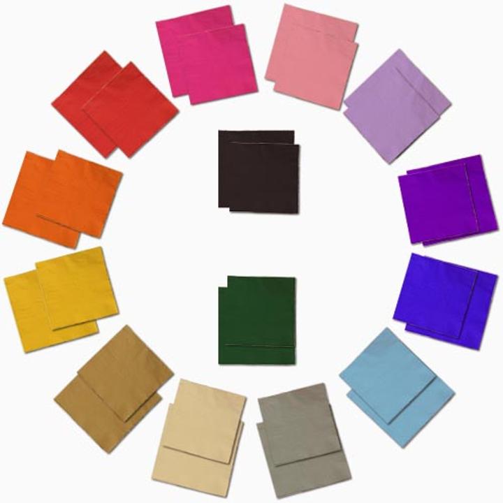 Red Beverage Napkins - 50 Ct.