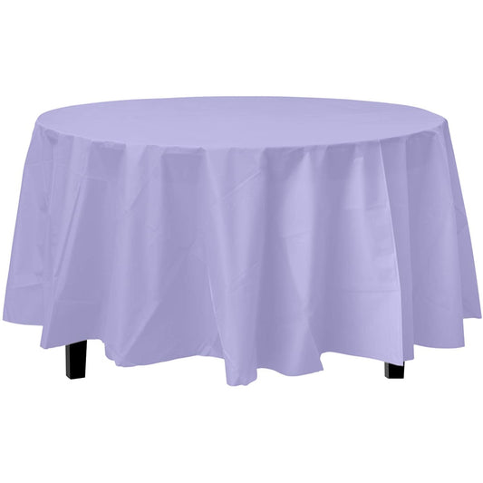 Premium Round Lavender Table Cover