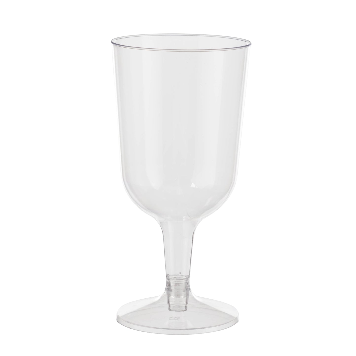 Case of 12 - 6 oz. Plastic wine cup - 20 count