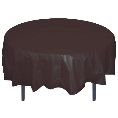 Round Black Table Cover