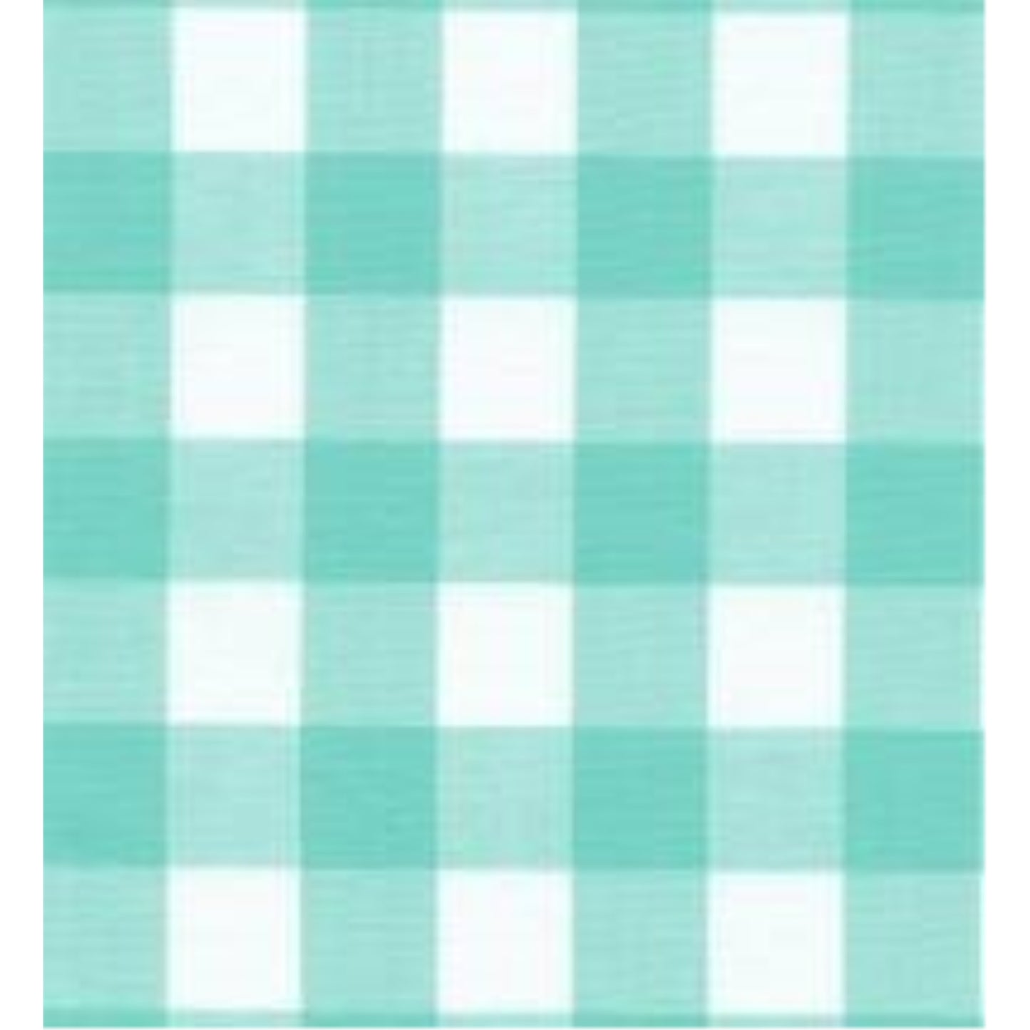 Teal Gingham Table Cover