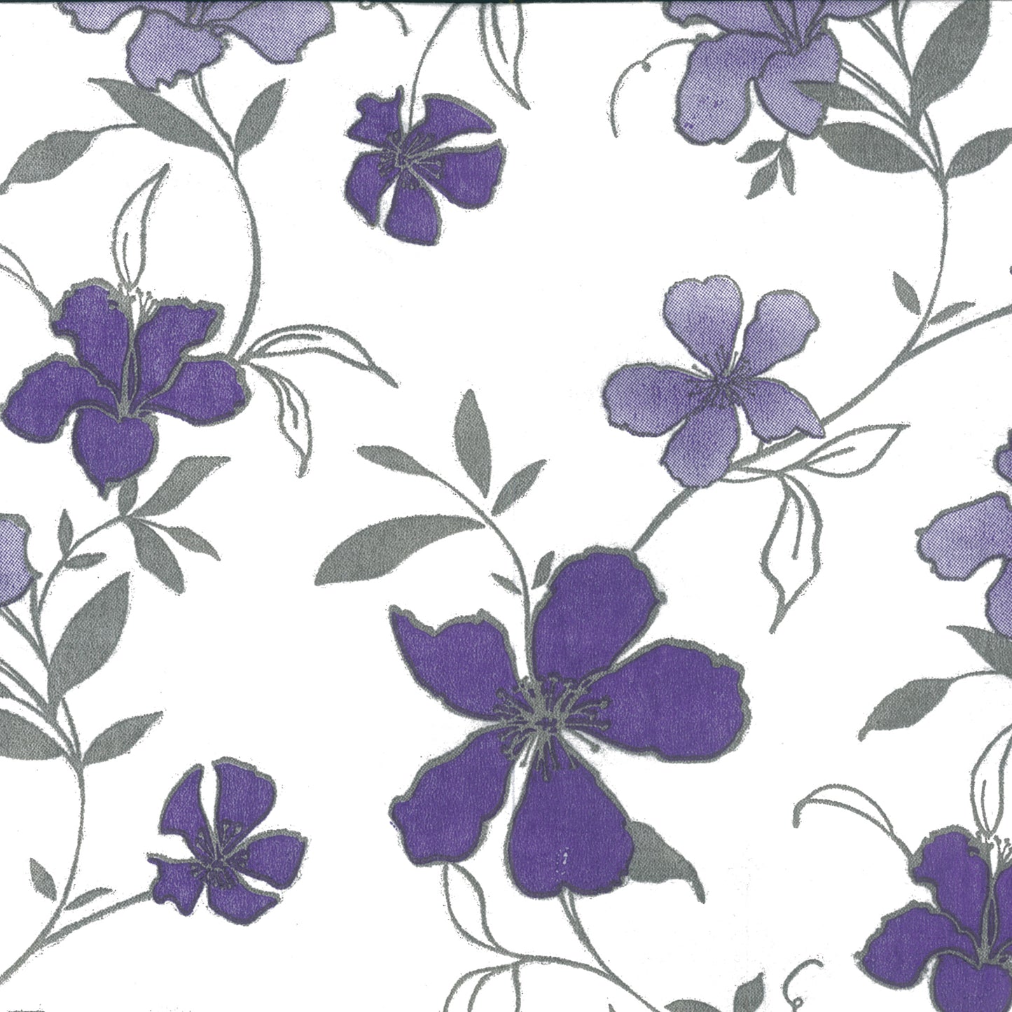 Lilac Flowers Printed Paper Napkins - 20 Ct. (1440)