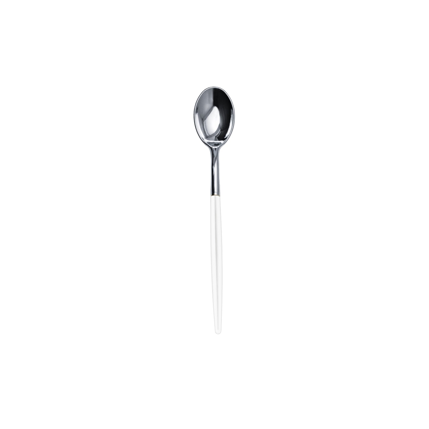 Case Of 24 - Trendables Spoons White/Silver - 20 Ct.